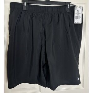 Adidas Black/Lucid Lemon CLX Classic-Length Swim‎ Shorts Men Size XL NWT